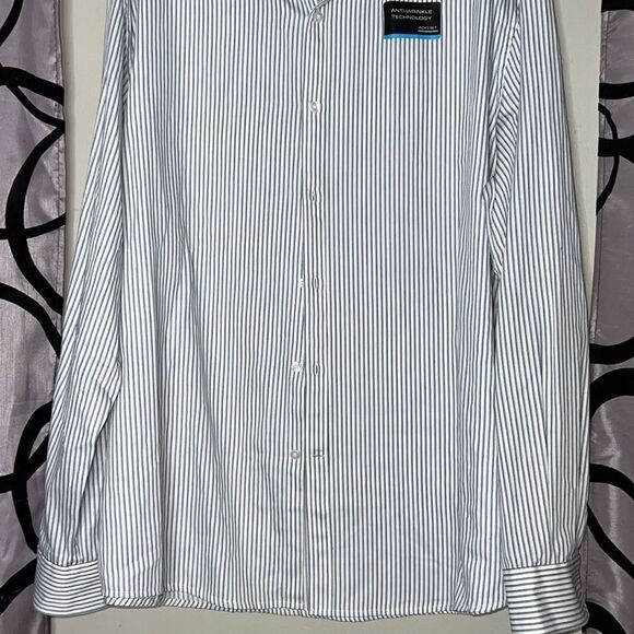 Axist blue stripe, long sleeve button down shirt, new with tags - Picture 4 of 8